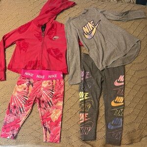 Nike Kids' Clothing Set - Pink/Gray, multicolored Gently used assortments
